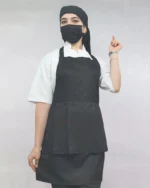 پیشبند زنانه چین دار مشکی
